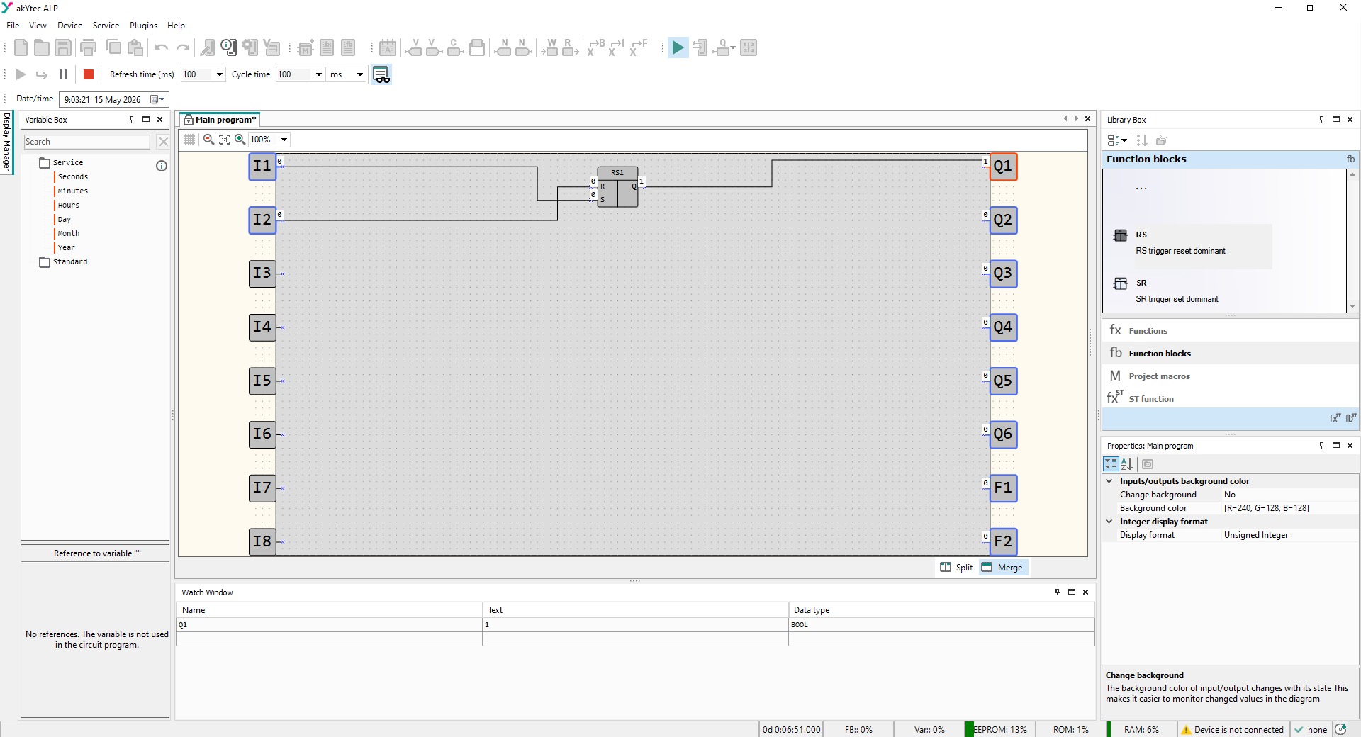 akytec-alp-simulating-rs-function